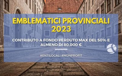 Bandi Emblematici Provinciali 2023